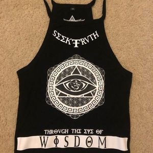 Rage Nation halter crop top